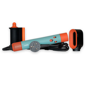 EuroWrap rental box containing a 220V Dyson Airwrap 