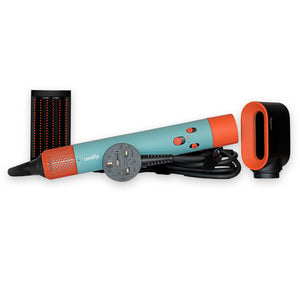 EuroWrap rental box containing a 220V Dyson Airwrap 